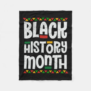 Cobertor De Velo História Negra Mês do Orgulho Melanino Africano Am