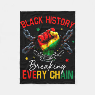 Cobertor De Velo História negra quebrando todas as correntes africa