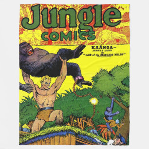 Cobertor De Velo Histórias em quadrinhos de Lair Vintage da Jungle