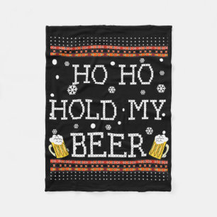 Cobertor De Velo Ho Ho Segure Minha Cerveja Natal Em Julho Camiseta