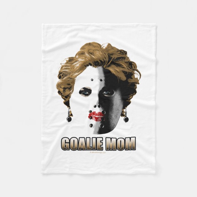 Cobertor De Velo Hockey Goalie Mãe (Frente)