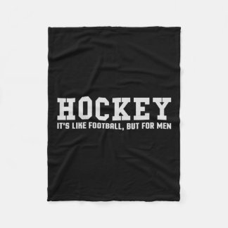 Cobertor De Velo Hockey It#39;s Igual Futebol Mas Para Homens