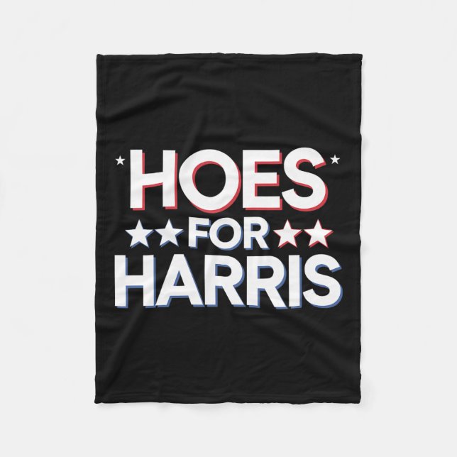 Cobertor De Velo Hoes For Harris Funny Kamala Voter 2024 Wheimer Us (Frente)