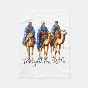 Cobertor De Velo Hoje à Noite Cavalgamos Natal, 3 Reis Divertidos N