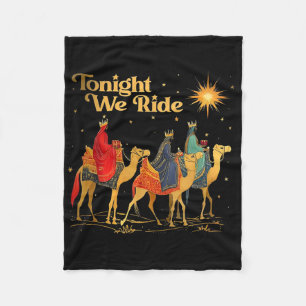 Cobertor De Velo Hoje à Noite Nós Andamos de Camelo no Natal