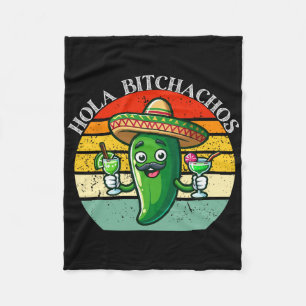 Cobertor De Velo Hola Achos Funny Jalapeno Cinco Mexicano De Mayo M