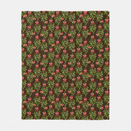 Cobertor De Velo Hollies de Natal - Fleece Blanket
