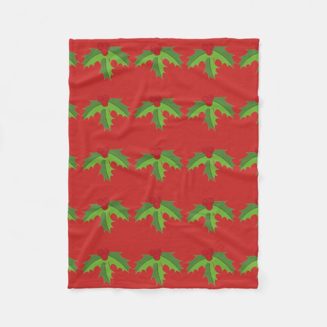 Cobertor De Velo Holly Berries (Frente)