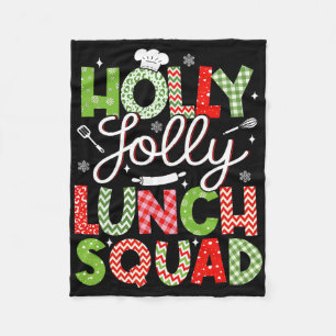 Cobertor De Velo Holly Retro Jolly Lunch Squad Cafeteria Lady