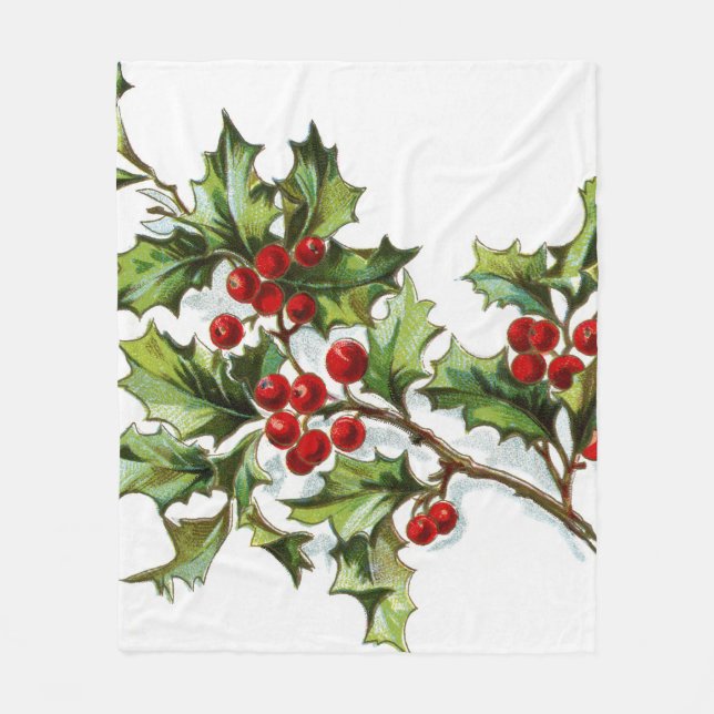 Cobertor De Velo HollyBerries 002 (Frente)