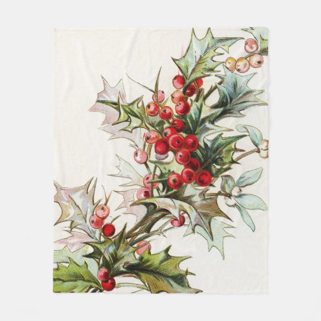 Cobertor De Velo HollyBerries 003 (Frente)