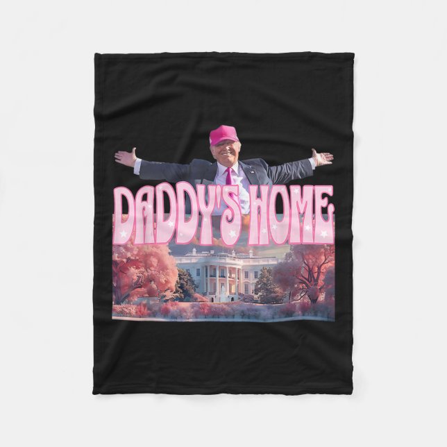 Cobertor De Velo Home Real Donald Pink Preparpy Edgy Good Man Trump (Frente)