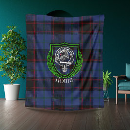 Cobertor De Velo Home Scottish Clan Tartan Crest
