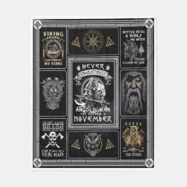 Cobertor De Velo Homem De Novembro Viking Melhor Ser Um Lobo De Odi