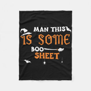 Cobertor De Velo Homem Humor De Halloween Este É Um Folheto De Boo