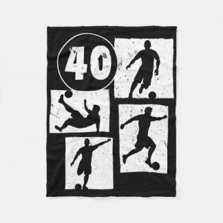 Cobertor De Velo Homem Mulher Jogador de Futebol de 40 anos de idad