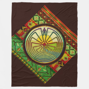 Cobertor De Velo HOMEM na paisagem do LABIRINTO + seu fundo