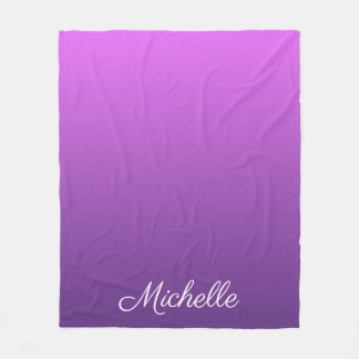 Cobertor De Velo Homem roxo personalizado