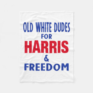Cobertor De Velo Homens Brancos Para Harris E Votem Presidente Em N