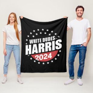 Cobertor De Velo Homens Brancos Para Kamala Harris Eleição 2024