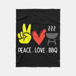 Cobertor De Velo Homens De Grelha De Carne E Churrasco De Amor Pela