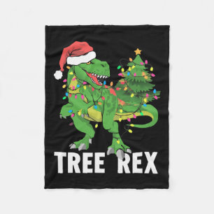 Cobertor De Velo Homens de pijamas do Dinossauro de Natal Rex Xmas 