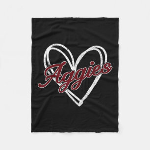 Cobertor De Velo Homens Personalizados Retro-Aggies-Cardíacos Mulhe