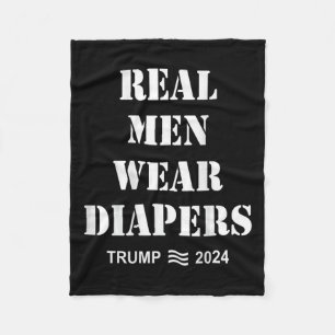 Cobertor De Velo Homens Vestem Fralda Trump 2024 Homens Engraçados 