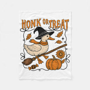 Cobertor De Velo Honra Ou Tratar Halloween Goose Cute Goose Witchy