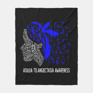 Cobertor De Velo Hope Fight Ataxia Telangiectasia Awareness T-Shirt
