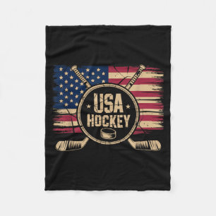 Cobertor De Velo Hóquei da Bandeira Americana