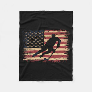 Cobertor De Velo Hóquei da Bandeira Americana