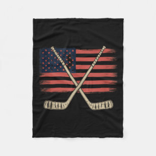 Cobertor De Velo Hóquei da Bandeira Americana