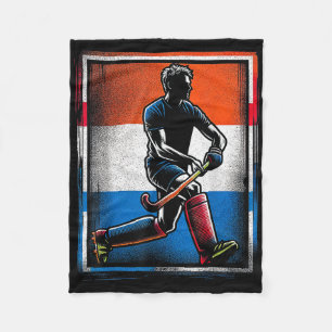 Cobertor De Velo Hóquei em Campo Homens Holanda Bandeira Holandesa 