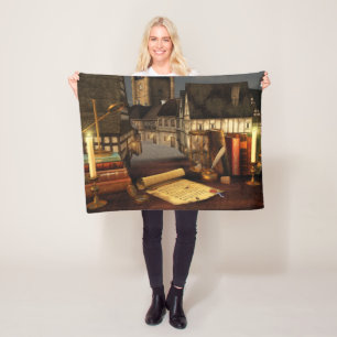 Cobertor De Velo Horizons Antigos Fleece Blanket