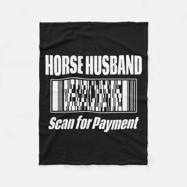 Cobertor De Velo Horse Husband  (Frente)