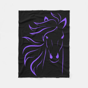 Cobertor De Velo Horse Lover Oferece Mulheres Equestres Homens Hors