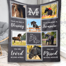 Horse Memorial Pet Perda Personalizada 6 Foto