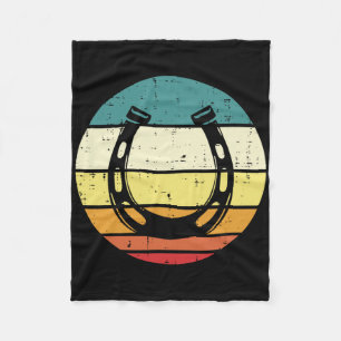 Cobertor De Velo Horsescuto Ss Cute Ss Sunset Retro Horseback