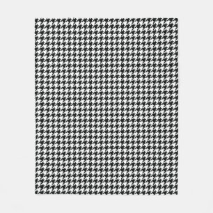 Cobertor De Velo Houndstooth Fleece Blanket