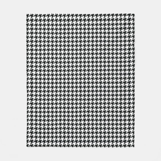 Cobertor De Velo Houndstooth Fleece Blanket (Frente)