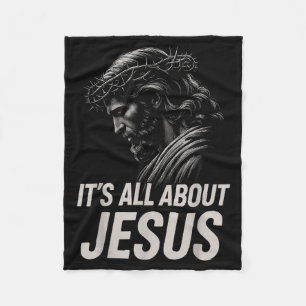 Cobertor De Velo Hugvyn É Tudo Sobre Jesus Fé Cristã Patriota