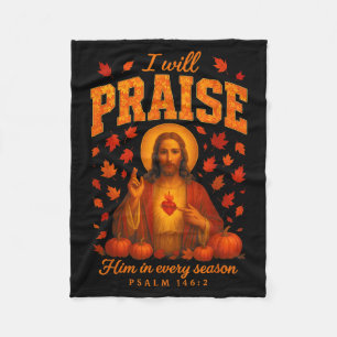 Cobertor De Velo Hugvyn Outono Louvor Cristão Jesus Outono Fé Th