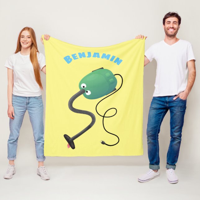 Cobertor De Velo Humor de desenho animado de aspirador (In Situ)