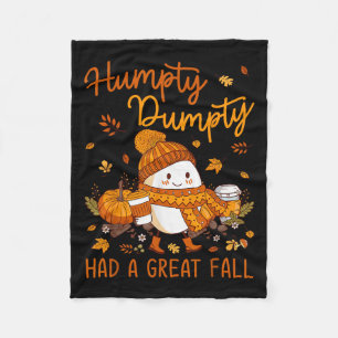 Cobertor De Velo Humpty Dumpty Teve Uma Grande Queda De Ação De Gra