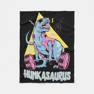 Cobertor De Velo Hunkasaurus T Rex Dinossauro Engraçado Ginásio e T