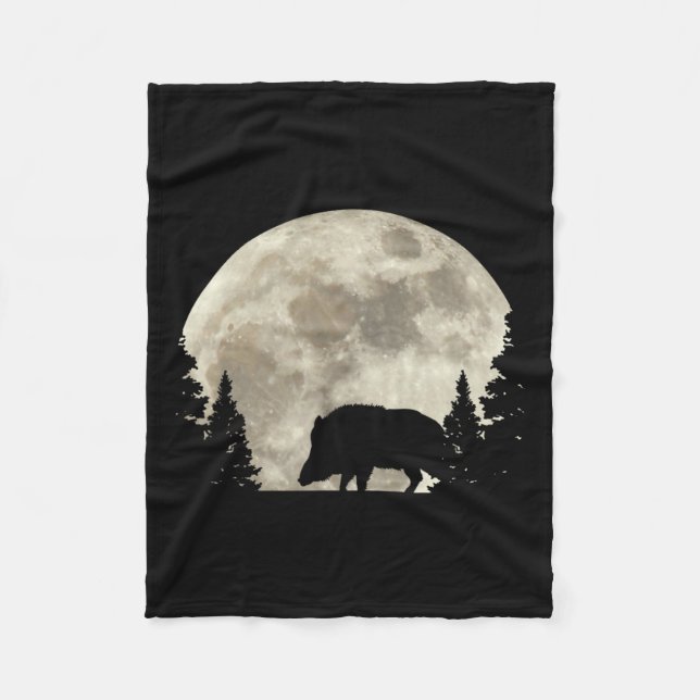 Cobertor De Velo Hunter Wild Boar Keiler Wildsau Hunter (Frente)