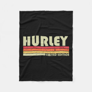Cobertor De Velo Hurley Surname Fun Retro Vintage 80s 90s Aniversár