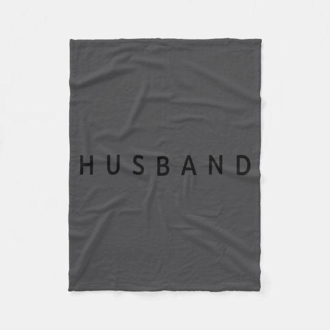 Cobertor De Velo Husband Wedding Married Couple Wife Matching Husba (Frente)