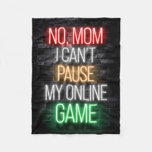Cobertor De Velo I Can Not Pause My Online Game